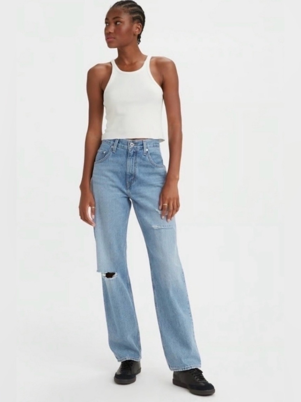levis silver tab 94 baggy Distressed jesns